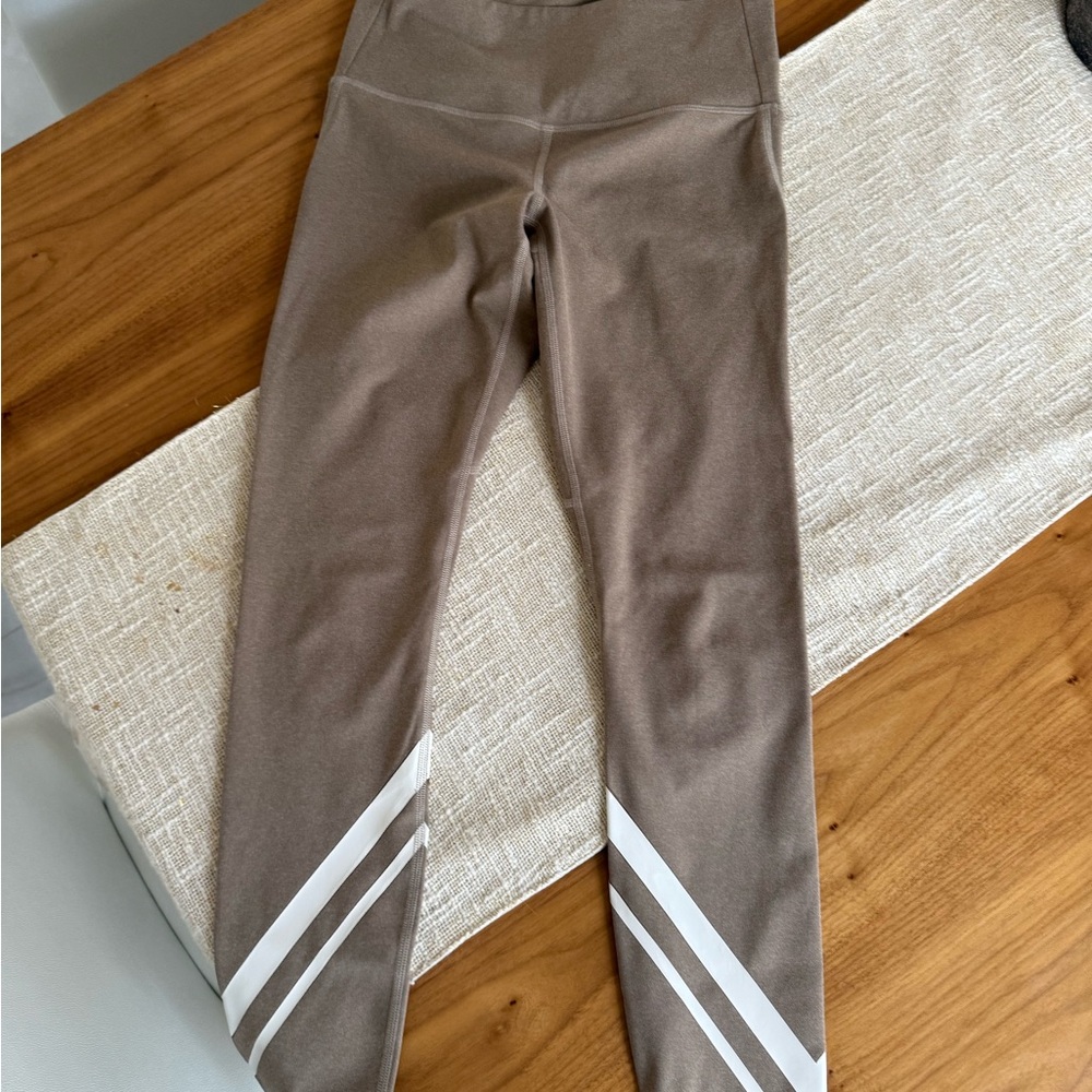 Tory Burch Chevron compression leggings.